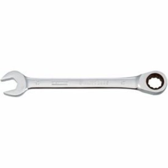 Metric  Ratcheting Combination Wrench, Long-Panel, 17mm