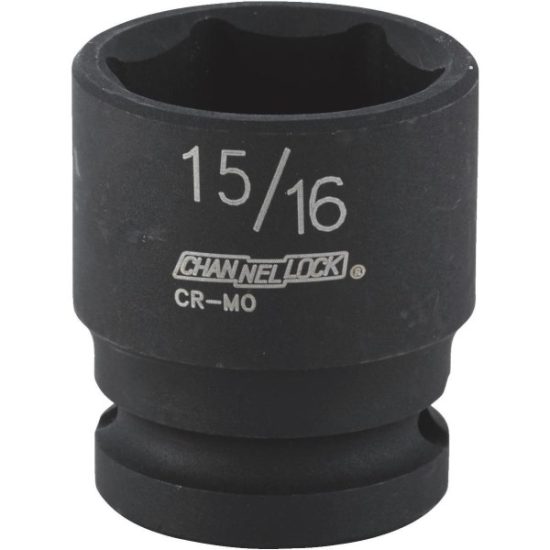 Channellock 1/2 In. Drive 15/16 In. 6-Point Shallow Standard Impact Socket