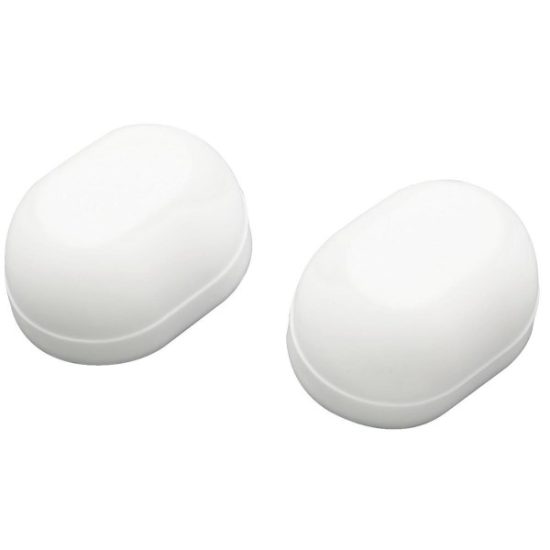 Do it Oval White Plastic Snap-On Toilet Bolt Caps (2 Ct.)