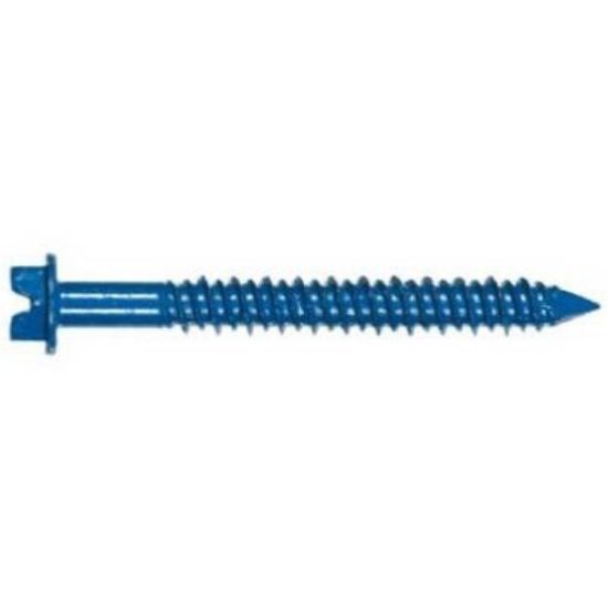 Hillman 1/4 In. x 2-3/4 In. Hex Washer Tapper Concrete Screw Anchor (100 Ct.)