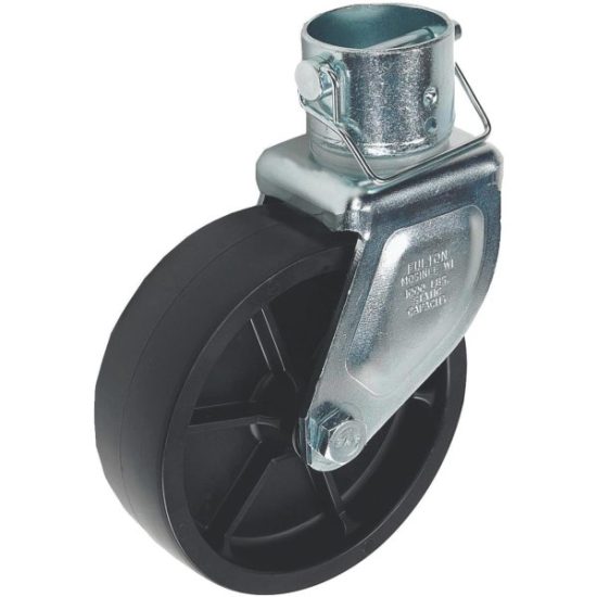 Bulldog Trailer Jack Caster with 6 In. Poly Wheel