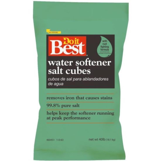 Do it Best 40 Lb. Water Softener Salt Cubes with Rust Remover