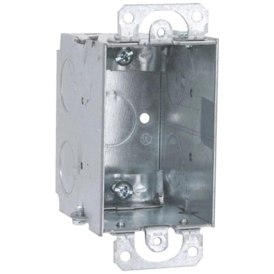 Raco 1-Gang Steel Welded Wall Box