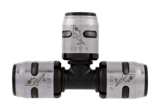 SharkBite EvoPex 3/4 In. x 3/4 In. x 3/4 In. Push-to-Connect Plastic Tee