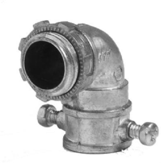 Halex 1/2 In. Set Screw 90-Degree EMT Conduit Connector