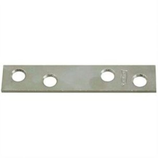 National Catalog 118 3 In. x 5/8 In. Zinc Steel Mending Brace