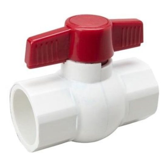 ProLine 1-1/2 In. S X 1-1/2 In. S PVC Quarter Turn Ball Valve