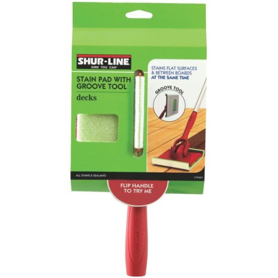 Shur-line 3 In. x 6 In. Deck & Fence Pad Painter with Groove Tool