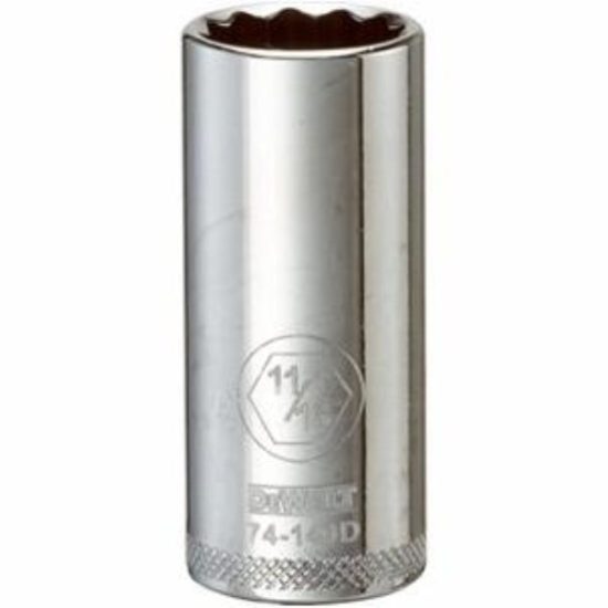 SAE Socket, Deep, 12-Point, 11/16-In., 3/8-In. Drive