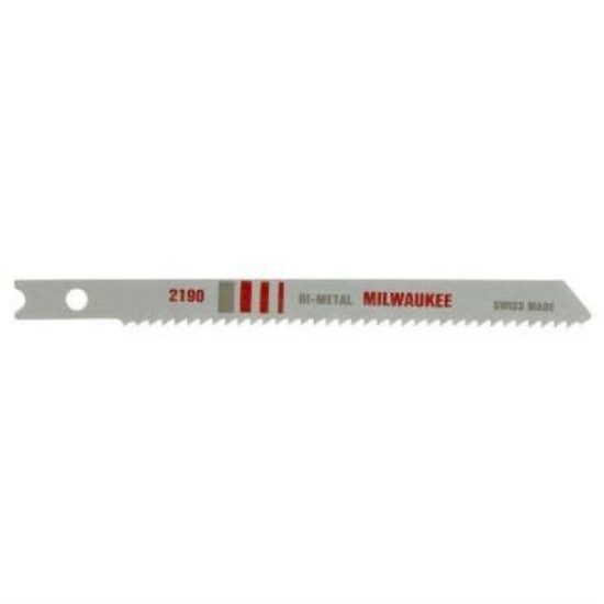 Milwaukee U-Shank 3-5/8 In. x 14 TPI Bi-Metal Jig Saw Blade, Metal Cutting (5-Pack)