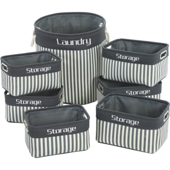 Home Impressions Laundry & Storage Basket Set (7-Piece)