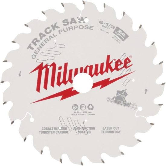 Milwaukee 6-1/2 In. 24T General Purpose Track Saw Blade