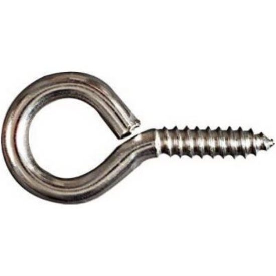 National #2 Stainless Steel Large Screw Eye