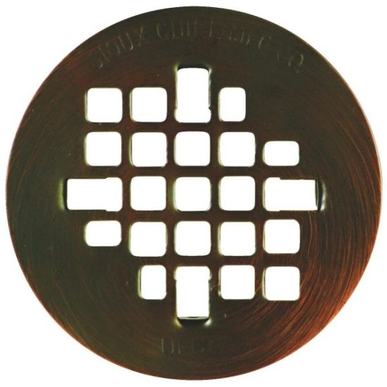 Sioux Chief 4-1/4 In. Oil-Rubbed Bronze Shower Drain Strainer