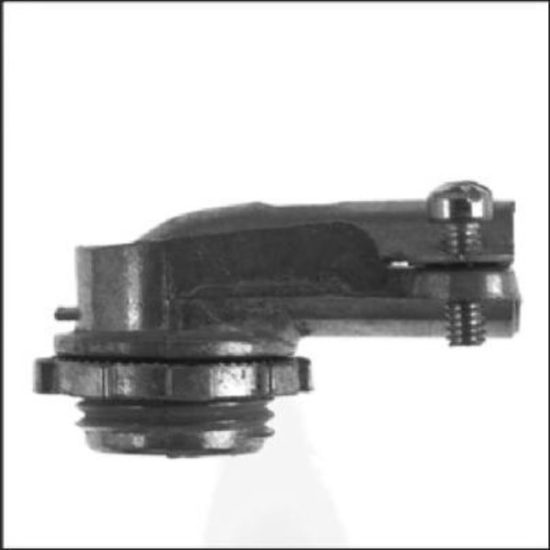Halex 3/4 In. Clamp 90 Degree Armored Cable/Conduit Connector