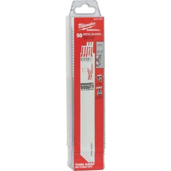 Milwaukee SAWZALL 9 In. 14 TPI Metal Reciprocating Saw Blade (50-Pack)