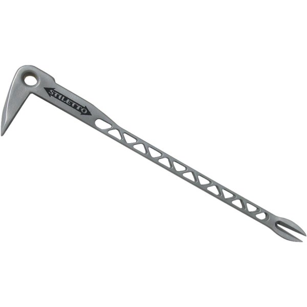 thumbnail image 2 of Stiletto 12-Inch Titanium Claw Bar – Nail Puller With Dimpler – TICLW12 2 of 3