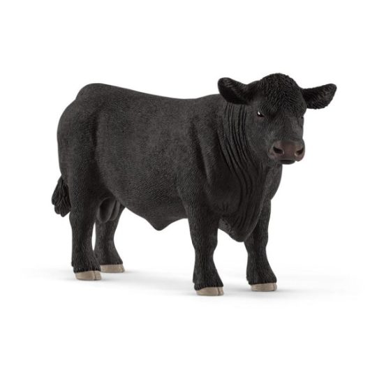Farm World Black Angus Bull Collectible Figure