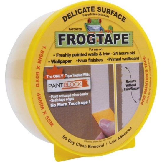 FrogTape 1.88 In. x 60 Yd, Delicate Surface Masking Tape