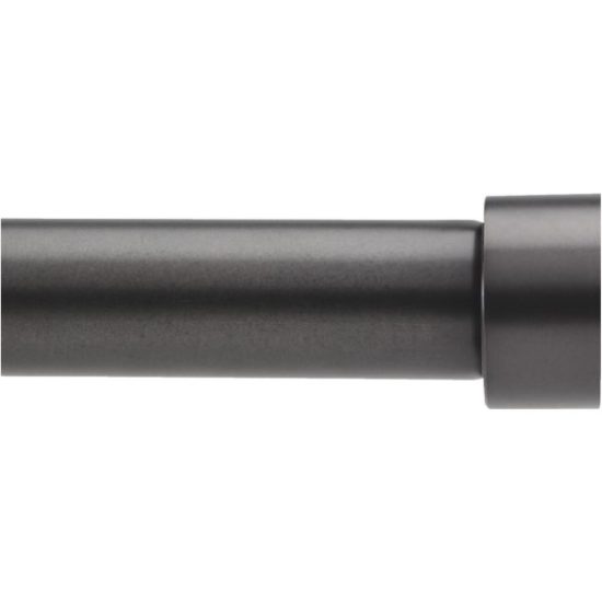 Umbra Cappa 36 In. To 66 In. 1 In. Single Curtain Rod, Black