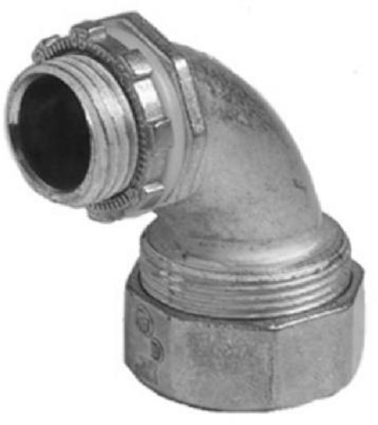 Halex 3/4 In. 90 Deg Die-Cast Zinc Liquid Tight Connector