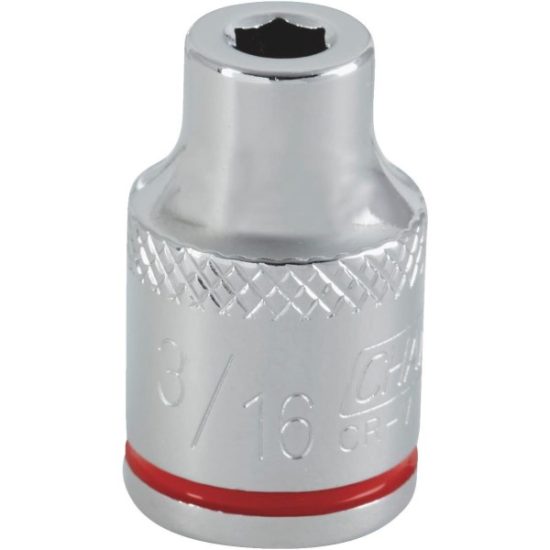 Channellock 3/8 In. Drive 3/16 In. 6-Point Shallow Standard Socket