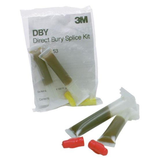 3M 600V Red 18 AWG to 10 AWG Underground Wire Splice Kit