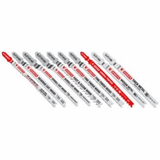 Diablo 10-Piece T-Shank Jig Saw Blade Set for Wood and Metal
