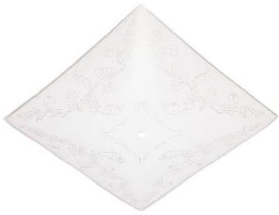 Westinghouse 12 In. White Square Floral Design Ceiling Diffuser