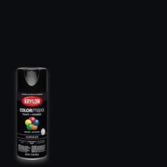 Krylon ColorMaxx12 Oz. Gloss Spray Paint, Black