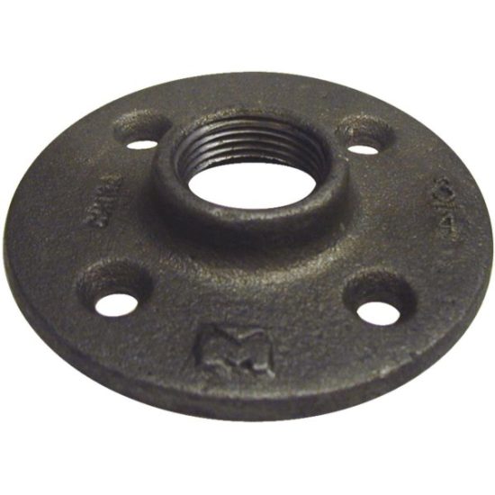 Southland 3/8 In.x 2-1/2 In. Black Iron Floor Flange