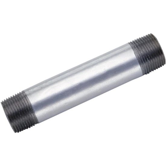 Anvil 1-1/4 In. x 4 In. Welded Steel Galvanized Nipple