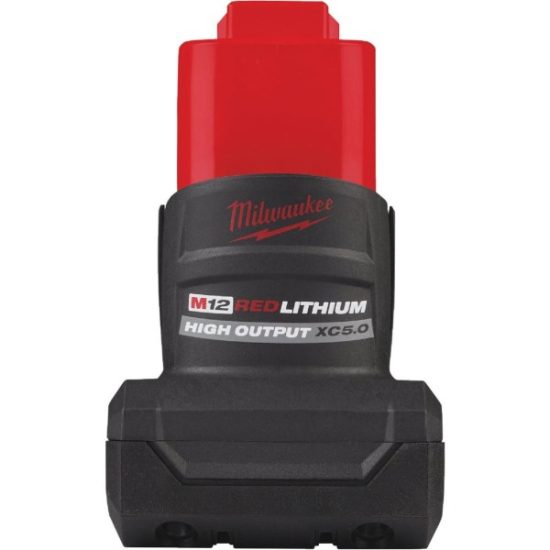 Milwaukee M12 REDLITHIUM 12 Volt Lithium-Ion 5.0 Ah High Output CP5.0 Tool Battery