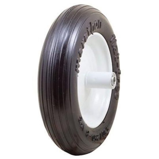 Marathon 13 x 350/250-8 In. Flat Free Wheelbarrow Wheel