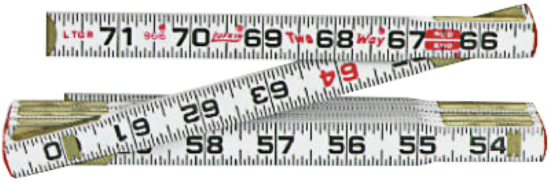 Lufkin 6 Ft. x 5/8 In. Two Way Folding Rule