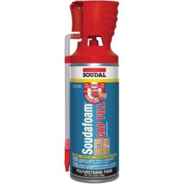 Soudafoam 12 Oz. Triple Expansion GAP Fill Foam Sealant- Genius Gun