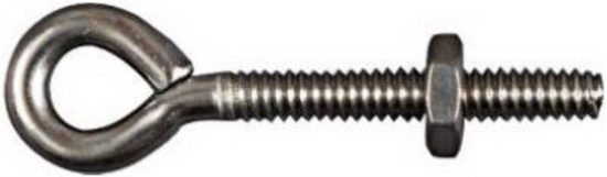 National 3/16 In. x 2 In. Stainless Steel Eye Bolt