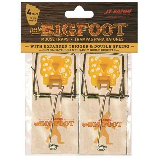 JT Eaton Bigfoot Mechanical Mouse Trap with Expanded Trigger (4-Pack)