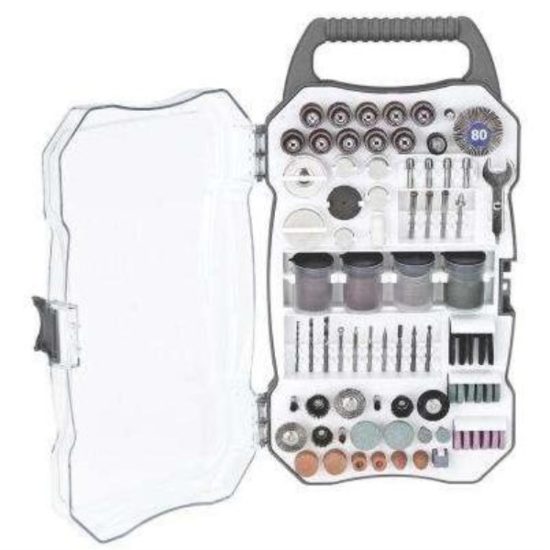 Genesis 208-Piece Rotary Tool Accessory Kit