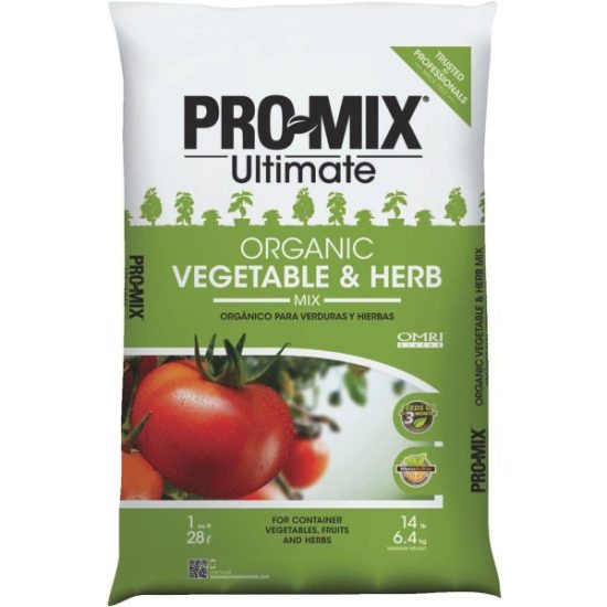 Pro-Mix Ultimate 1 Cu. Ft. 14-1/2 Lb. Container Vegetables & Herbs Garden Soil