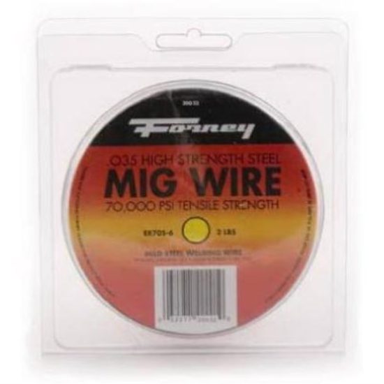 Forney E71T-GS 0.035 In. Flux Core Mild Steel Mig Wire, 2 Lb.