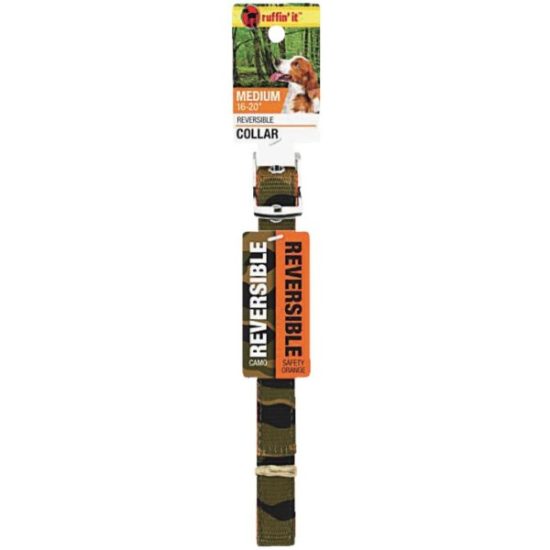 Westminster Pet Ruffin' it Reversible 16 In. to 20 In. Nylon Dog Collar