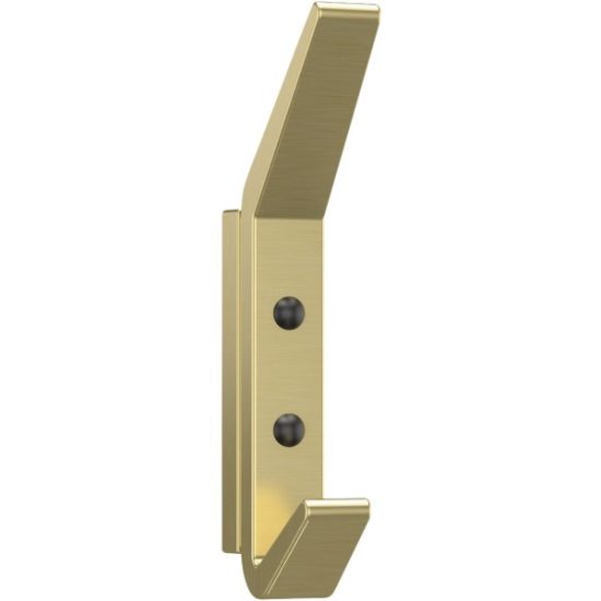 National Hardware 4-3/4 In. Brushed Gold Reed Geometric Hook