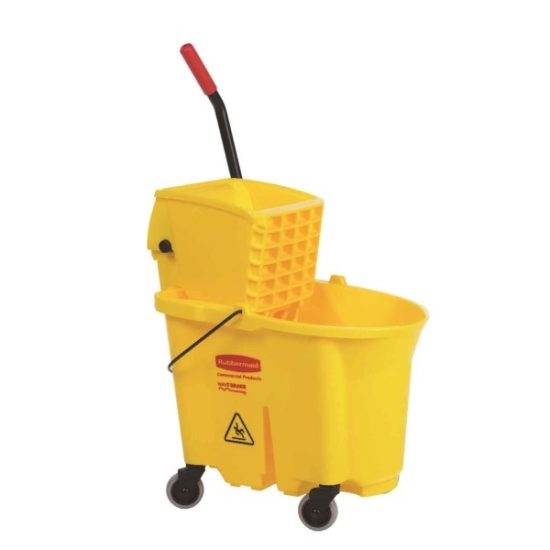 Rubbermaid Commercial WaveBrake 35 Qt. Side Press Combo Mop Bucket