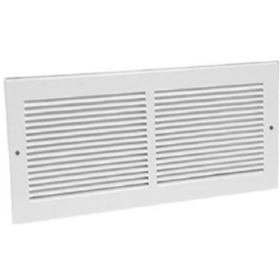 Home Impressions 6 In. x 14 In. Stamped Steel Return Air Grille