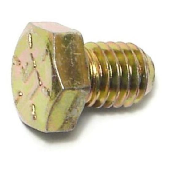 3/8 -16 x 1/2  Zinc Plated Grade 8 Steel Coarse Thread Hex Cap Screws HCS8-141