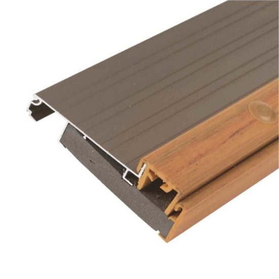 M-D Adjustable 36 In. L x 4-9/16 In. W x 1-5/8 In. H Standard Aluminum Threshold