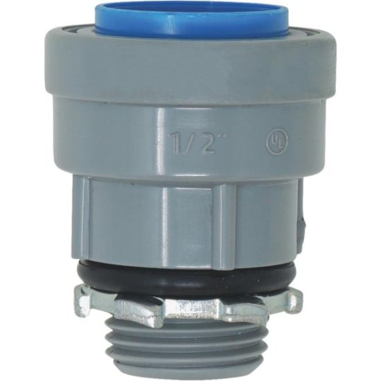 Southwire SimPush 3/4 In. PVC-CIC Push-To-Install Conduit Male Adapter
