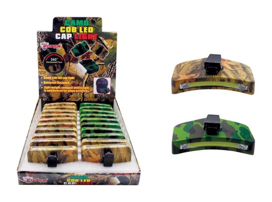 Diamond Visions Cob 200 lumens Camouflage LED Cap Light AAA Battery
