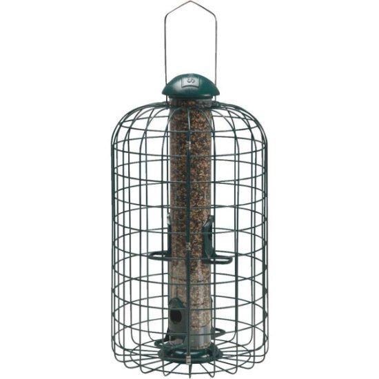 Squirrel-X Green Wire 1.4 Lb. Capacity Squirrel Proof Bird Feeder